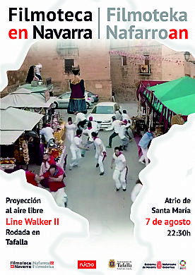 LINE WALKER II SE PROYECTAR AL AIRE LIBRE EN TAFALLA