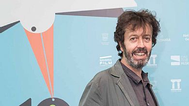 El director tudelano Miguel ngel Calvo Buttini en la Filmoteca de Navarra