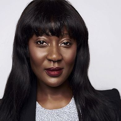 La directora Ellie Foumbi en la Filmoteca de Navarra